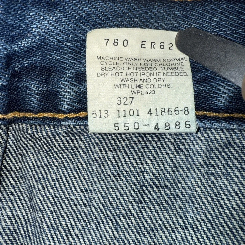 Vintage Levis 550‎ Jeans 38 x 34 Medium Wash Straight Blue Red Tab Denim